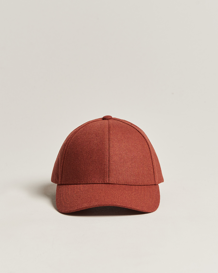 Herre | Varsity Headwear Flannel Baseball Cap Coppo Orange | Varsity Headwear | Flannel Baseball Cap Coppo Orange