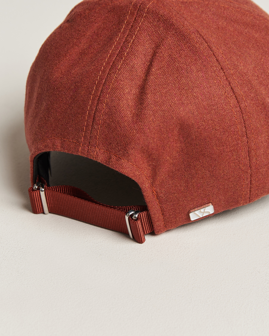 Herre | Varsity Headwear Flannel Baseball Cap Coppo Orange | Varsity Headwear | Flannel Baseball Cap Coppo Orange