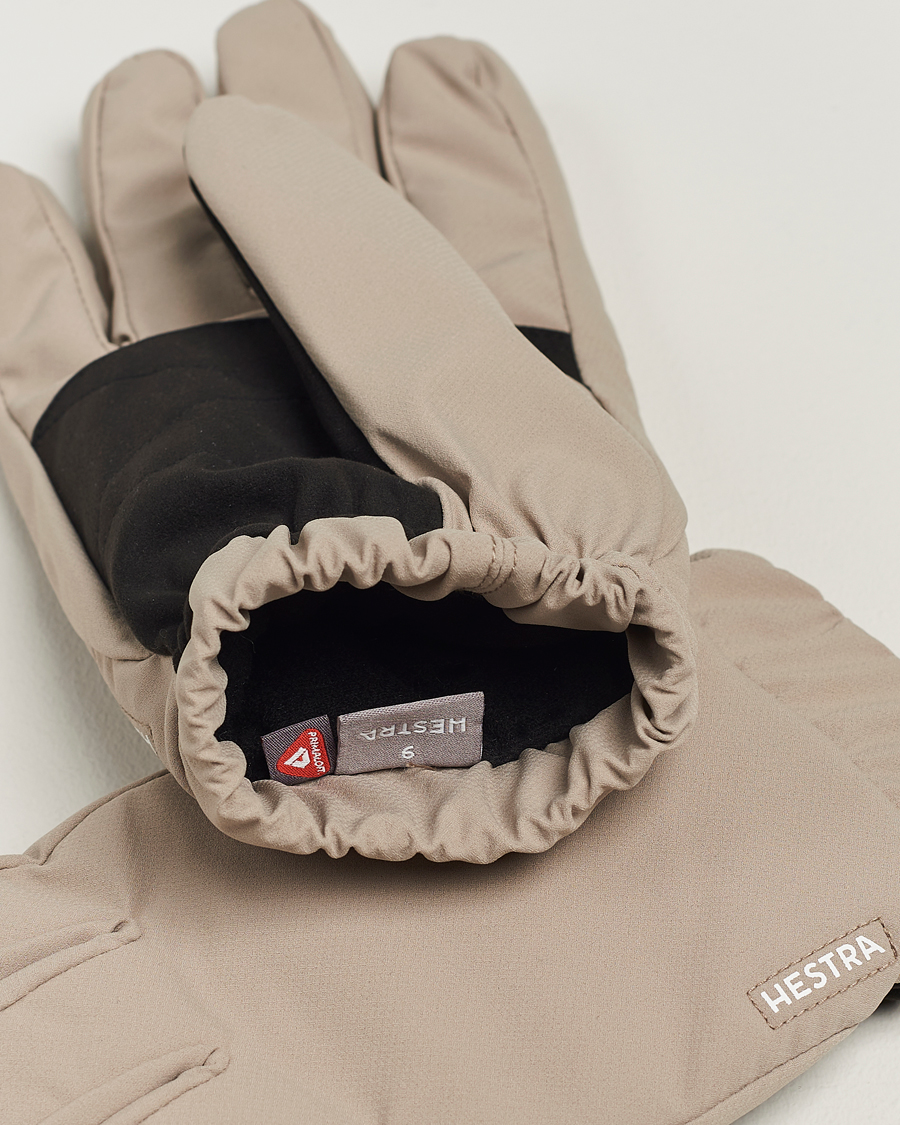 Herre | Hestra Axis Primaloft Waterproof Glove Beige | Hestra | Axis Primaloft Waterproof Glove Beige