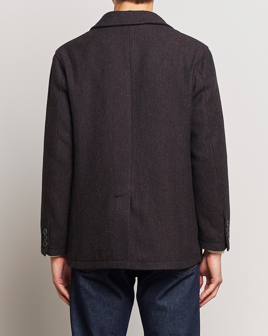 Herre | Jakker | Gloverall | Wool Worker Shirt Jacket Mulberry