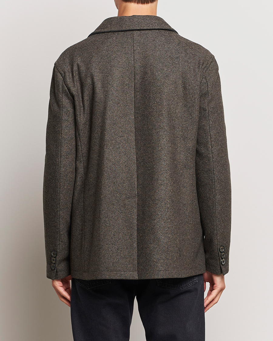 Herre | Jakker | Gloverall | Wool Worker Shirt Jacket Black/White