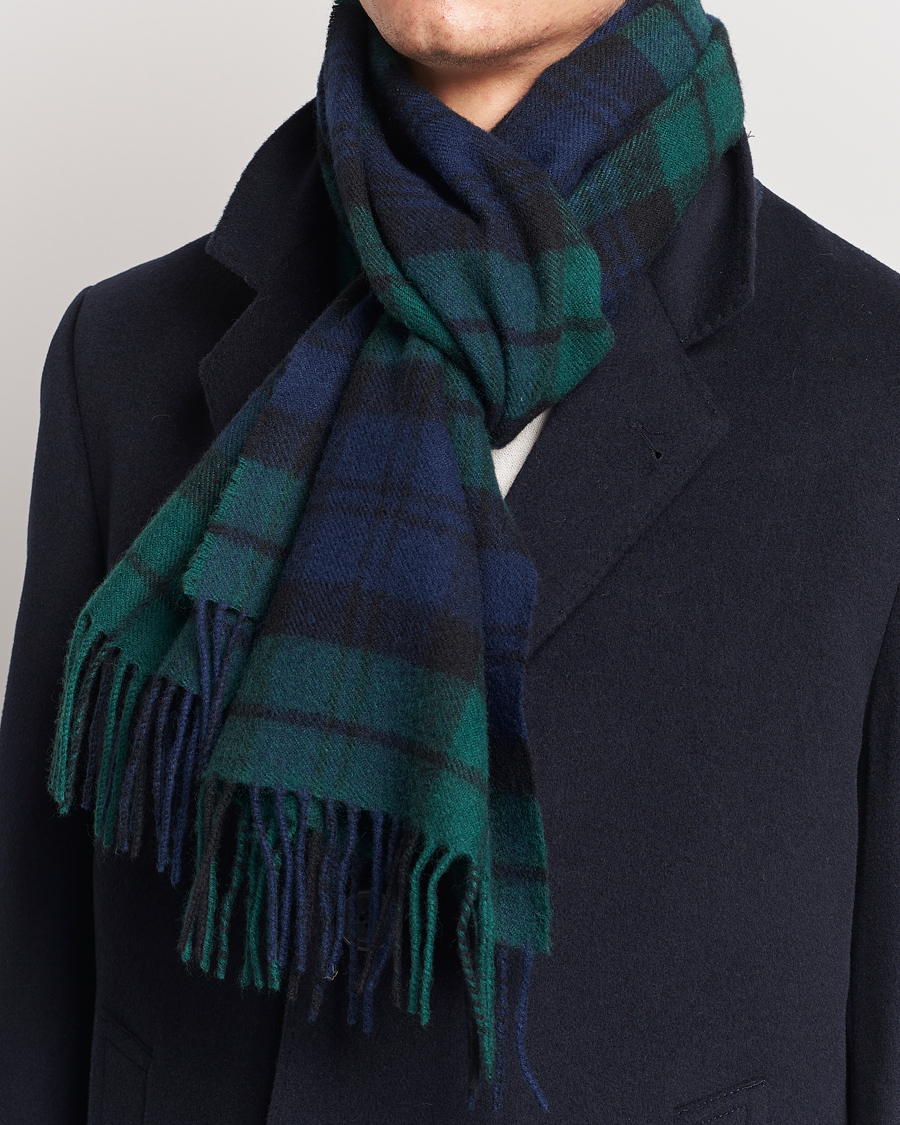 Herre |  | Gloverall | Lambswool Scarf Blackwatch