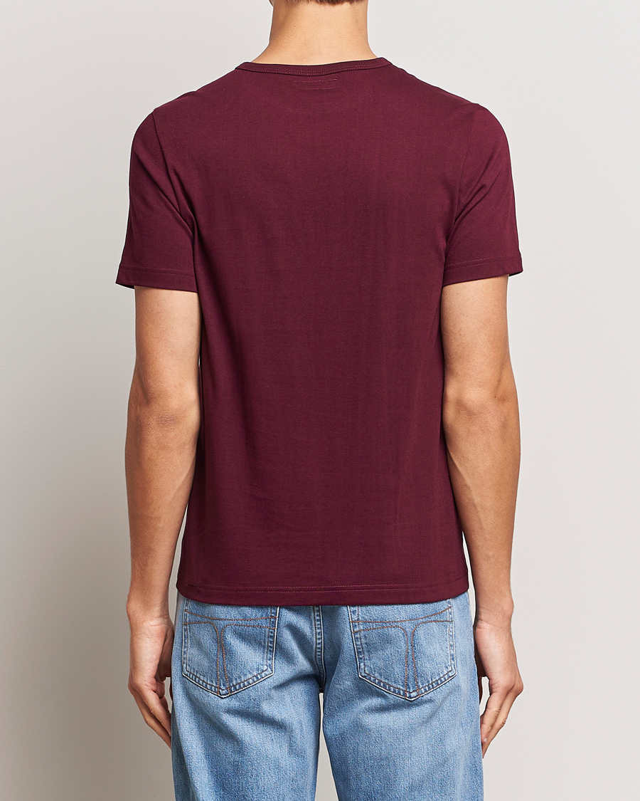Herre | T-Shirts | Merz b. Schwanen | 1950s Classic Loopwheeled T-Shirt Ruby Red