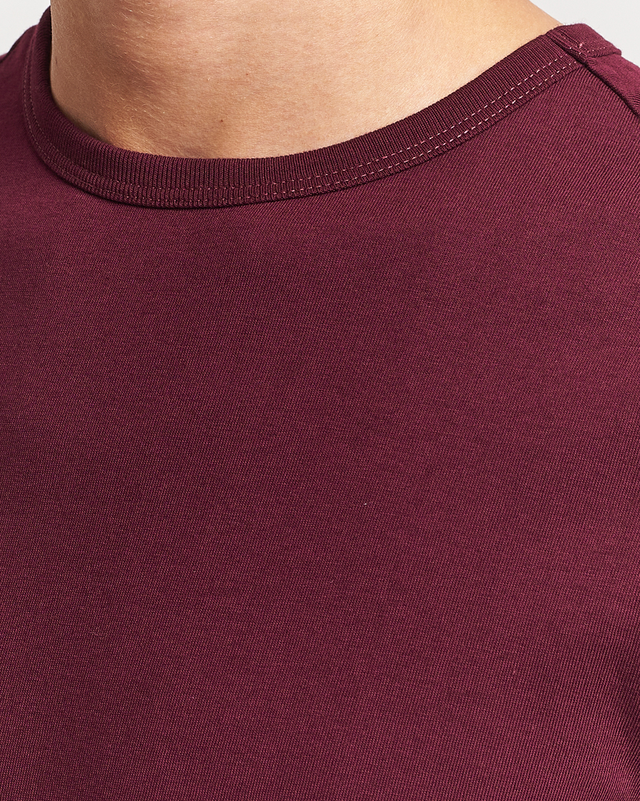 Herre | T-Shirts | Merz b. Schwanen | 1950s Classic Loopwheeled T-Shirt Ruby Red