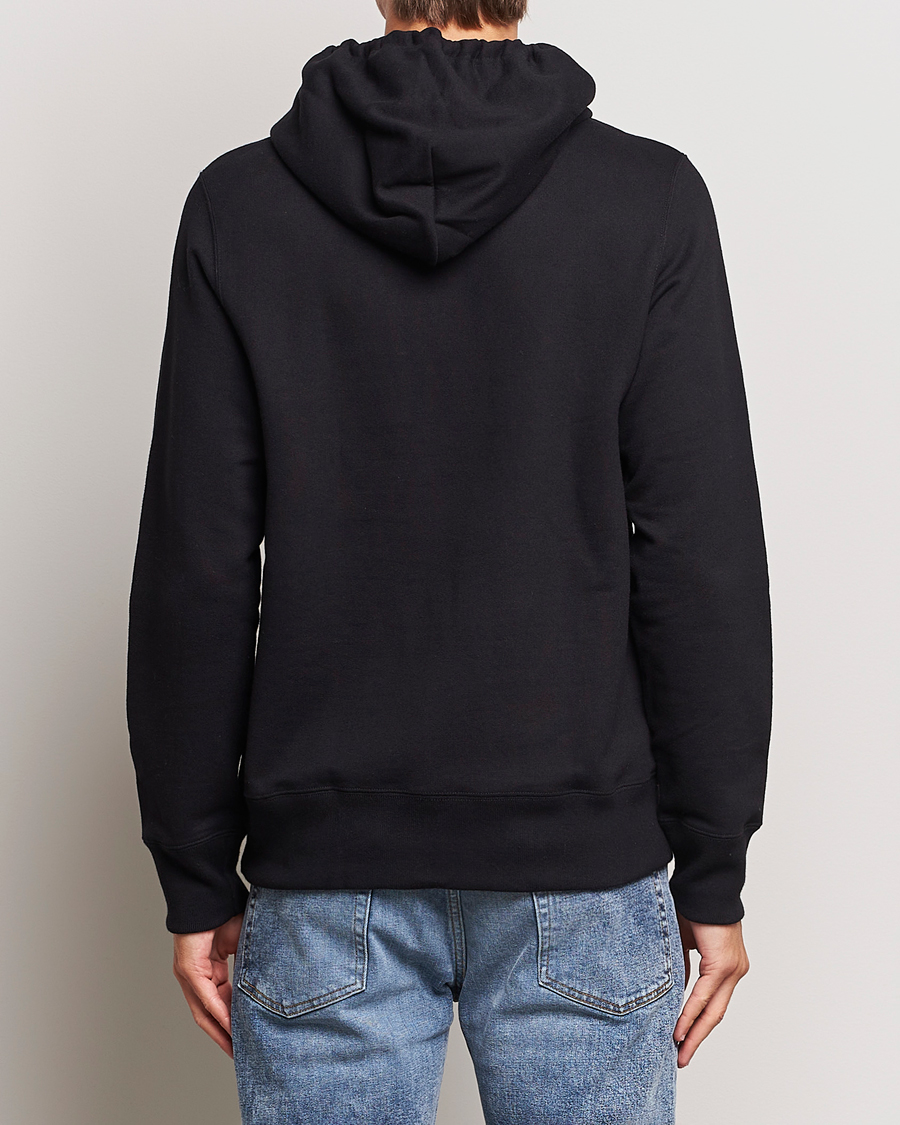 Herre | Trøjer | Merz b. Schwanen | Cotton Loopwheeled Hoodie Black