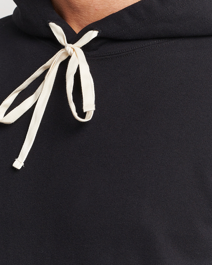 Herre | Trøjer | Merz b. Schwanen | Cotton Loopwheeled Hoodie Black