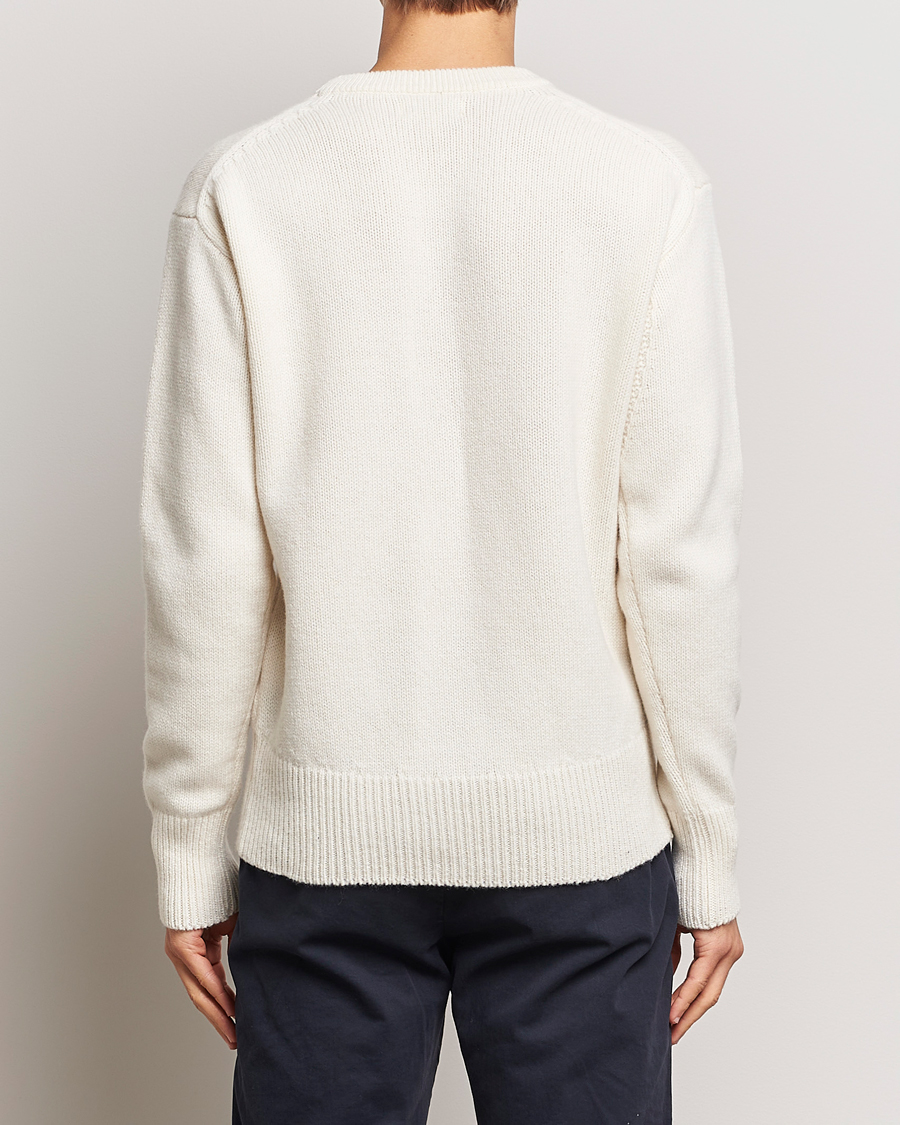 Herre | Trøjer | Merz b. Schwanen | Merino/Cashmere Pullover Nature