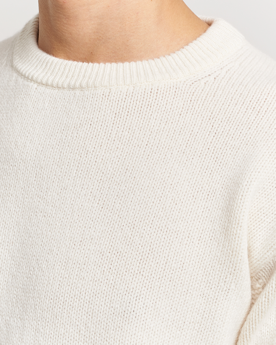 Herre | Trøjer | Merz b. Schwanen | Merino/Cashmere Pullover Nature