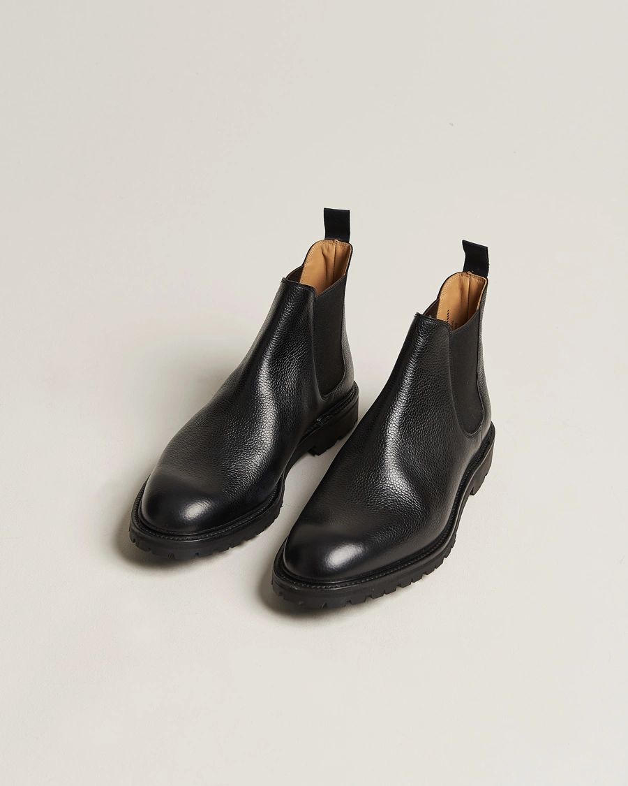 Herre | Afdelinger | Crockett & Jones | Chelsea 11 Black Calf Grained