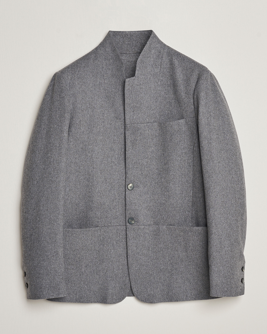 Herre | Blazere & jakker | SEASE | Ellen Wool/Cashmere Blazer Light Grey