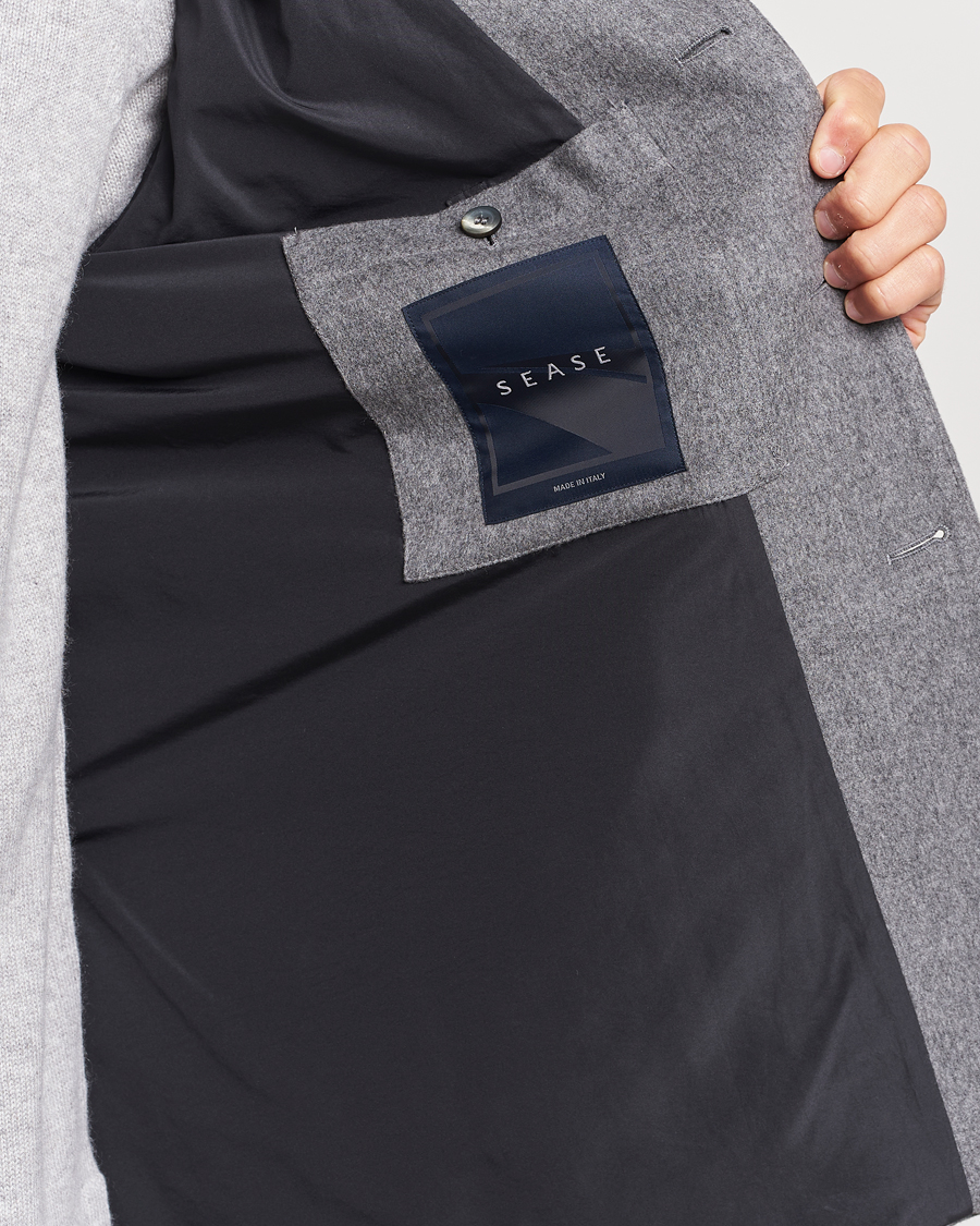 Herre | Blazere & jakker | SEASE | Ellen Wool/Cashmere Blazer Light Grey