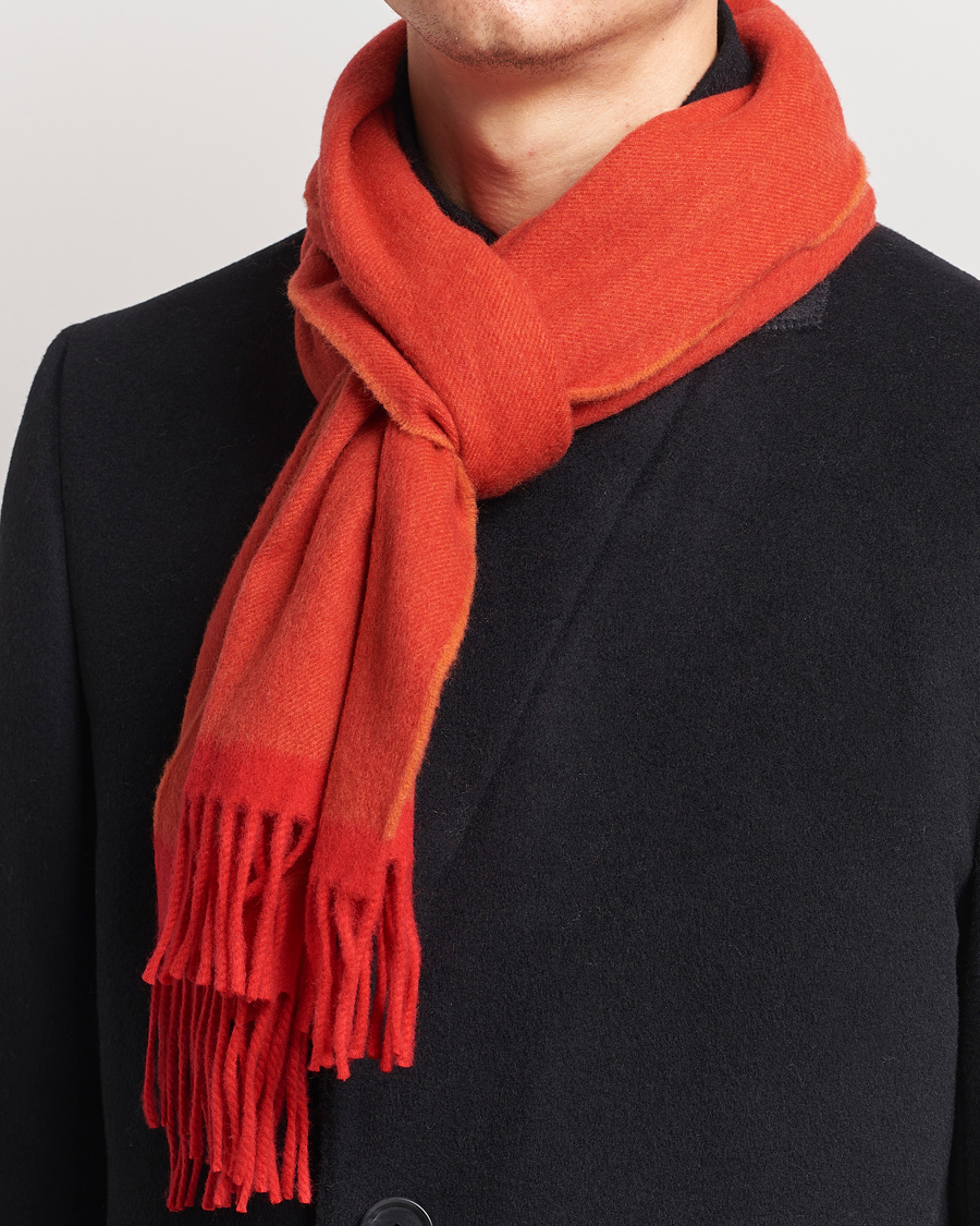 Herre | Gaver til særlige lejligheder | Begg & Co | Solid Board Wool/Cashmere Scarf Berry Military