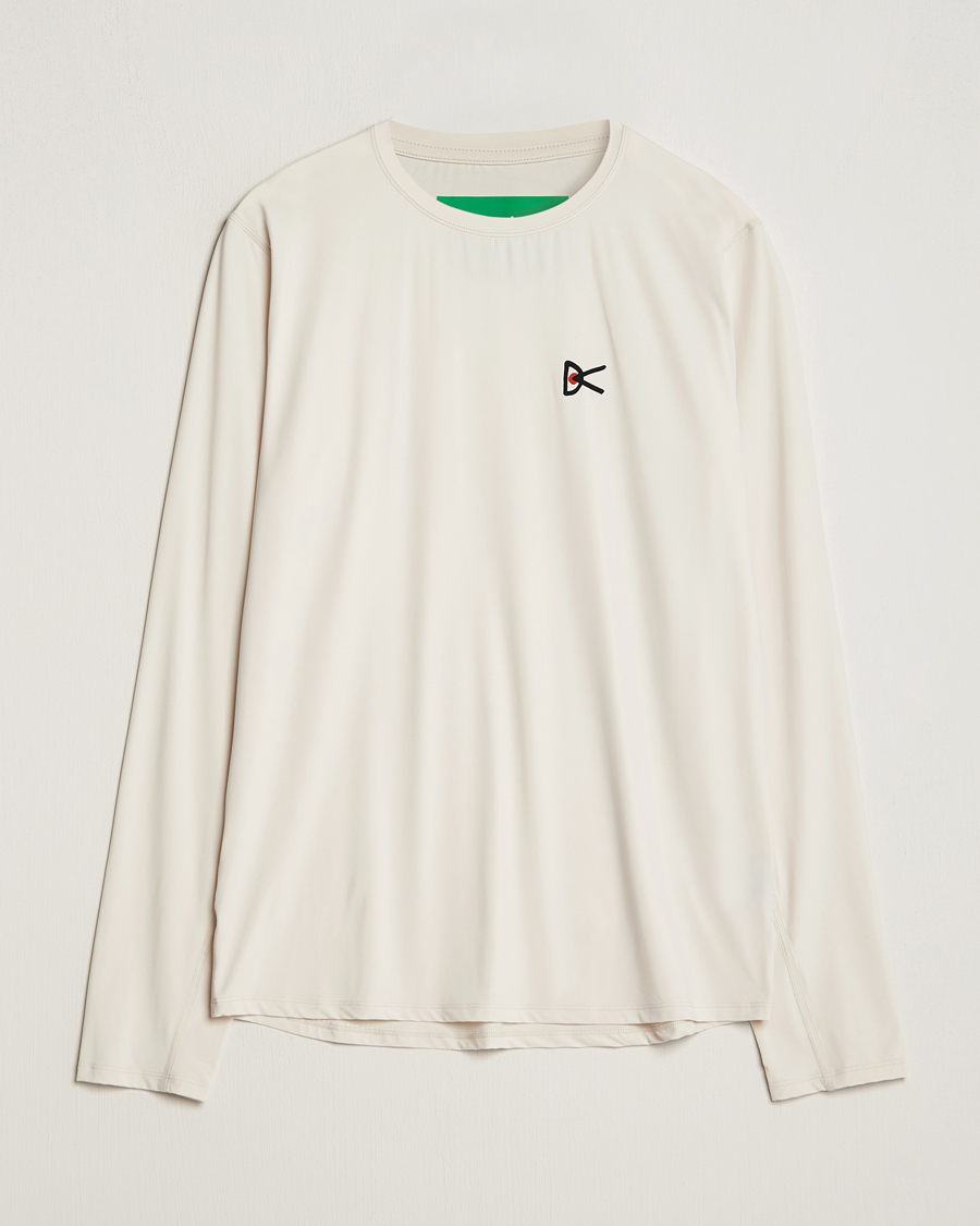 Herre | T-Shirts | District Vision | Ultralight Aloe Long Sleeve Mushroom