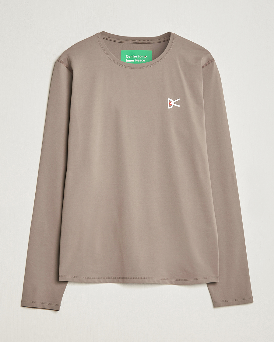 Herre | T-Shirts | District Vision | Lightweight Long Sleeve T-Shirt Silt