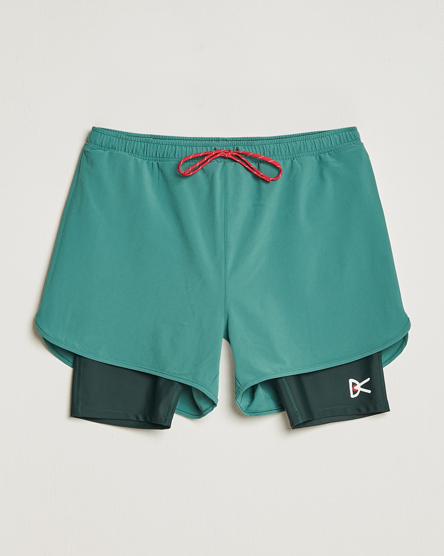 Herre |  | District Vision | Layered Pocketed Trail Shorts Pine