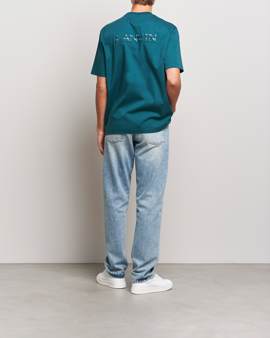 Herre | T-Shirts | Lanvin | Curb Back Logo T-Shirt Dragon