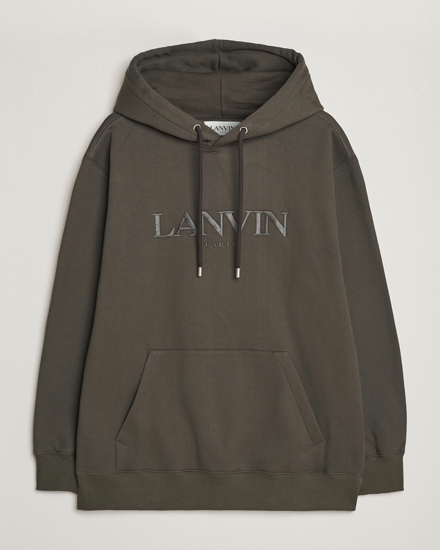 Herre | Trøjer | Lanvin | Oversized Logo Hoodie Loden