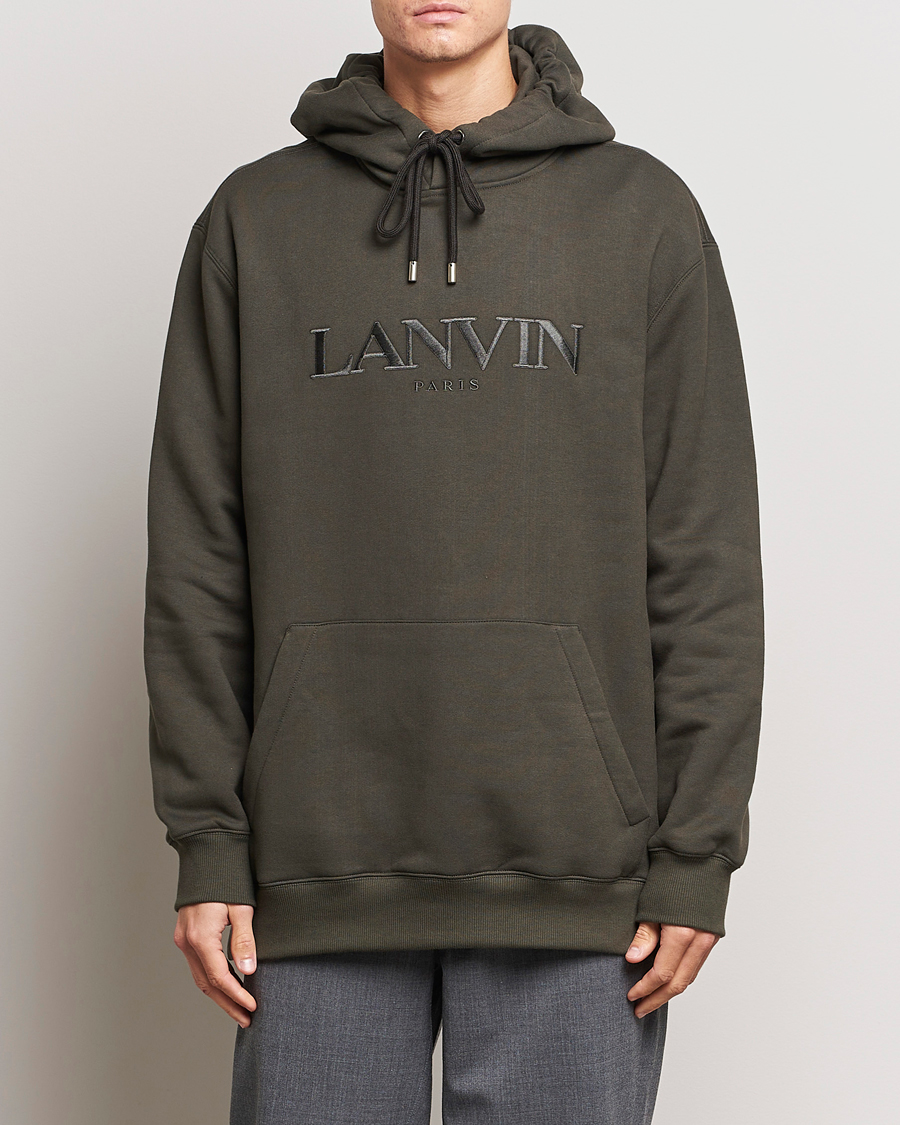 Herre | Trøjer | Lanvin | Oversized Logo Hoodie Loden
