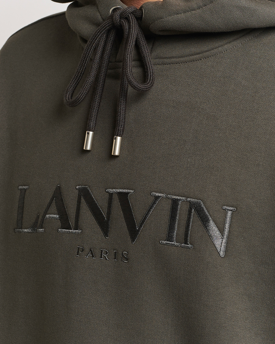Herre | Trøjer | Lanvin | Oversized Logo Hoodie Loden