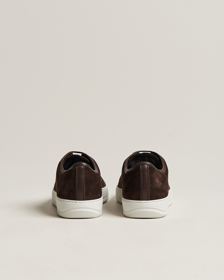 Herre | Lanvin Nappa Cap Toe Sneaker Espresso | Lanvin | Nappa Cap Toe Sneaker Espresso