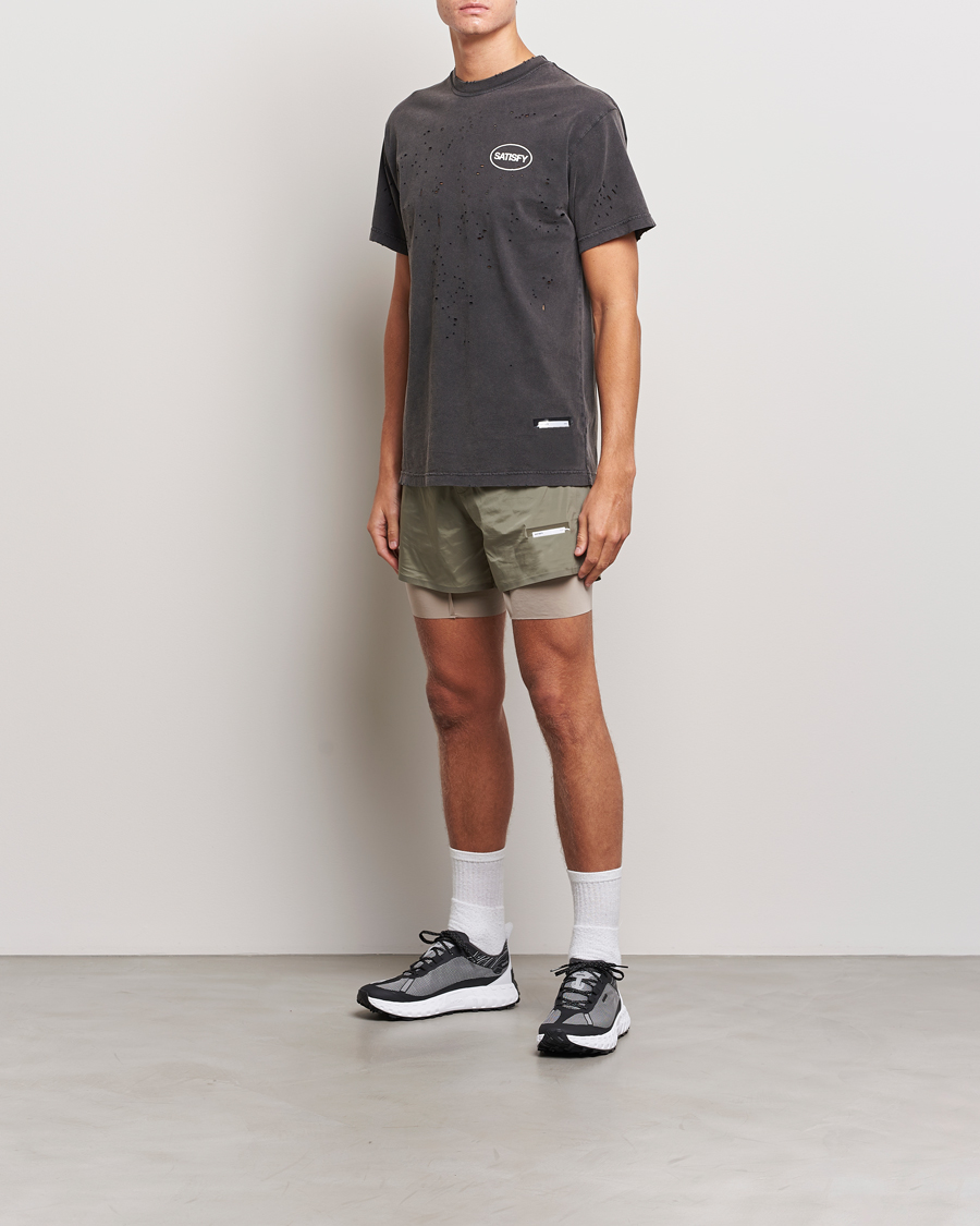 Herre | T-Shirts | Satisfy | MothTech T-Shirt Aged Black