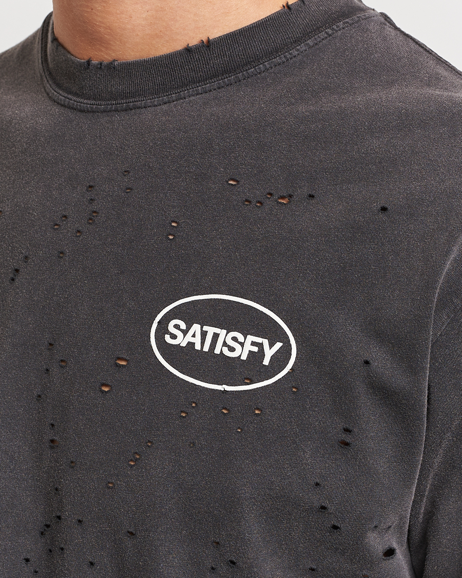 Herre | T-Shirts | Satisfy | MothTech T-Shirt Aged Black