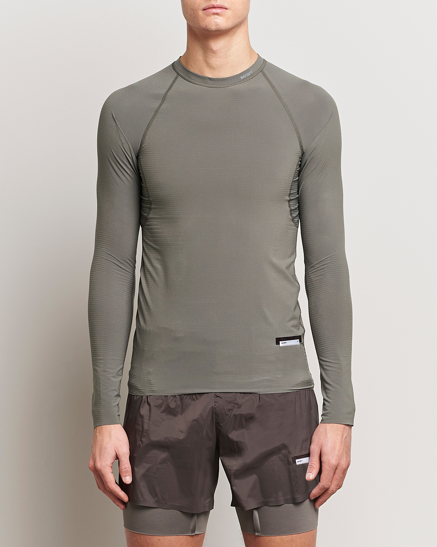 Herre | Tøj | Satisfy | CoffeeThermal Base Layer Dark Natural