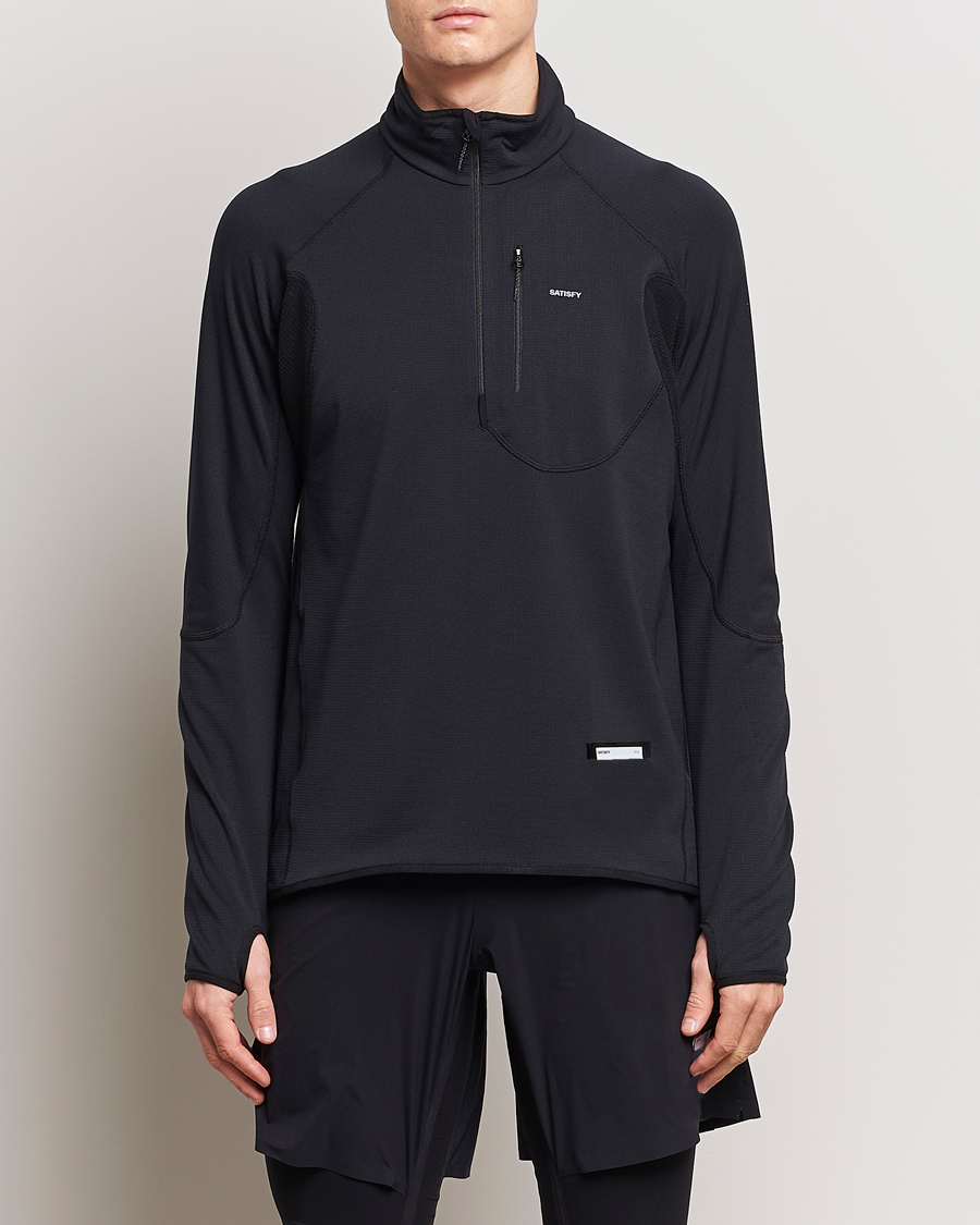 Herre | Afdelinger | Satisfy | GhostFleece Half Zip Black