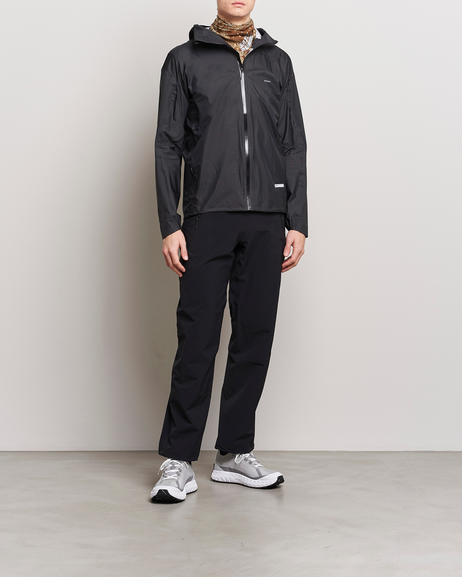 Herre | Jakker | Satisfy | Pertex 3L Fly Rain Jacket Black