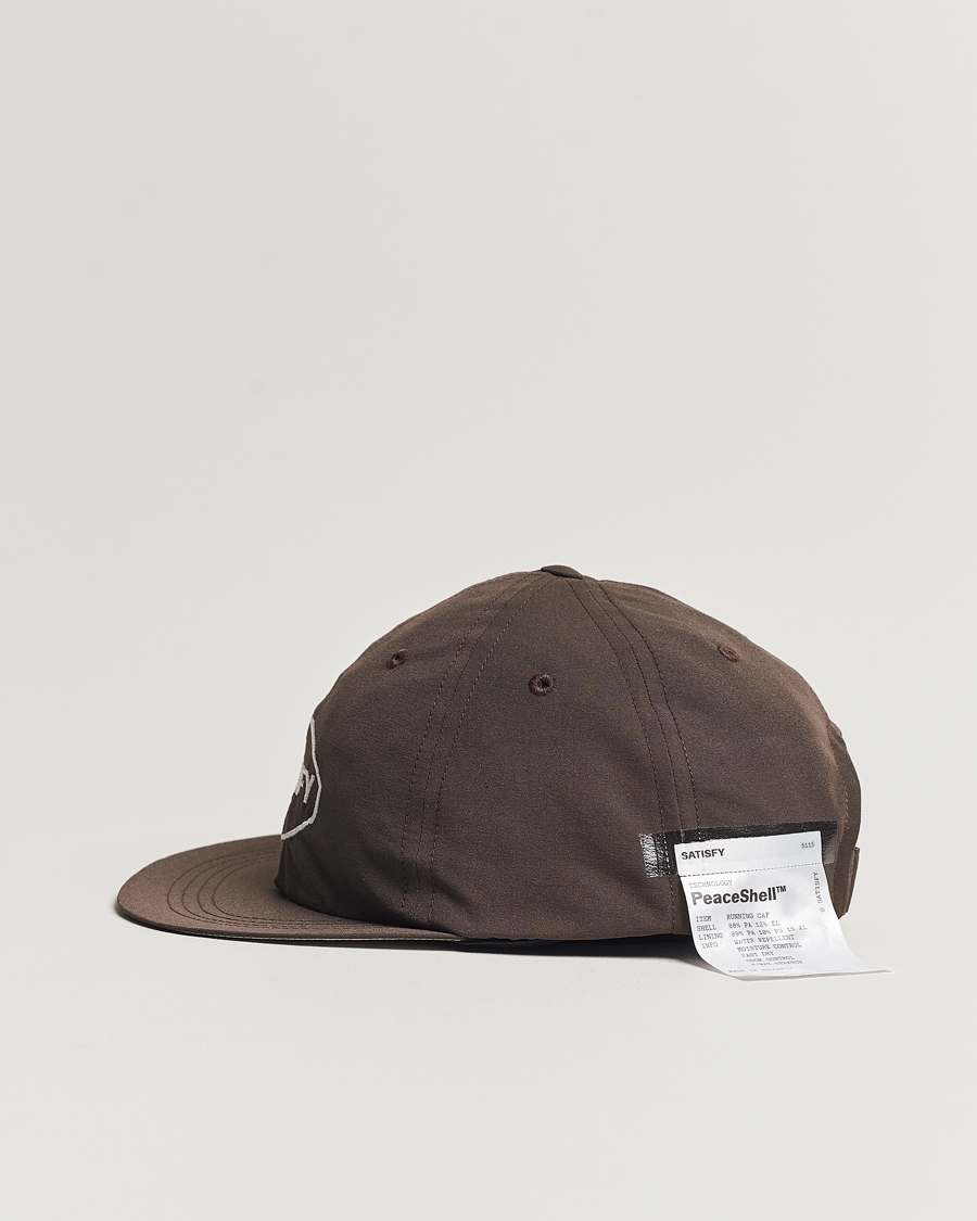 Herre | Satisfy PeaceShell Running Cap Brown | Satisfy | PeaceShell Running Cap Brown