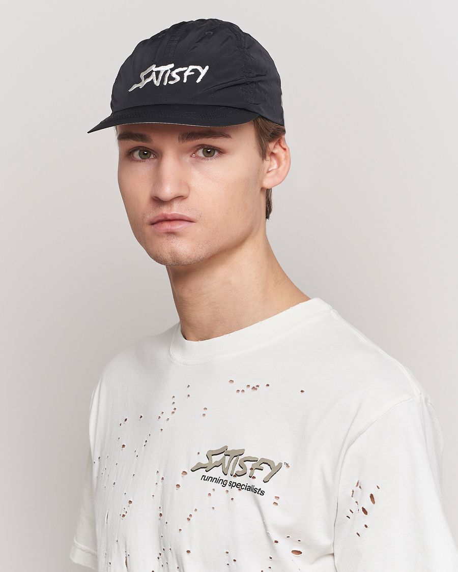 Herre | Satisfy FliteSilk Running Cap Black | Satisfy | FliteSilk Running Cap Black