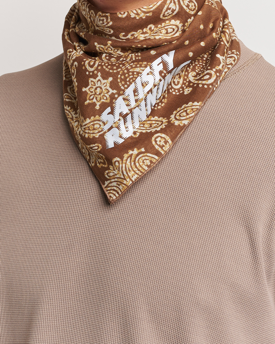 Herre | Lommeklude | Satisfy | Japanese Cotton Bandana Brown