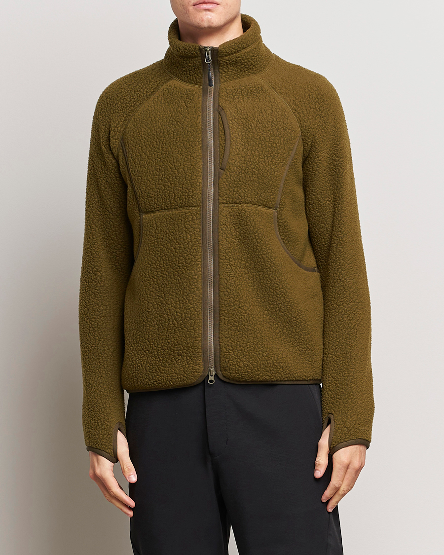 Herre | Trøjer | Snow Peak | Thermal Boa Fleece Jacket Olive