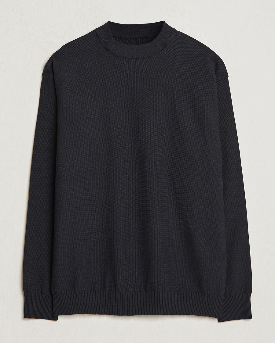 Herre | Trøjer | Snow Peak | Cotton Blend Pullover Black