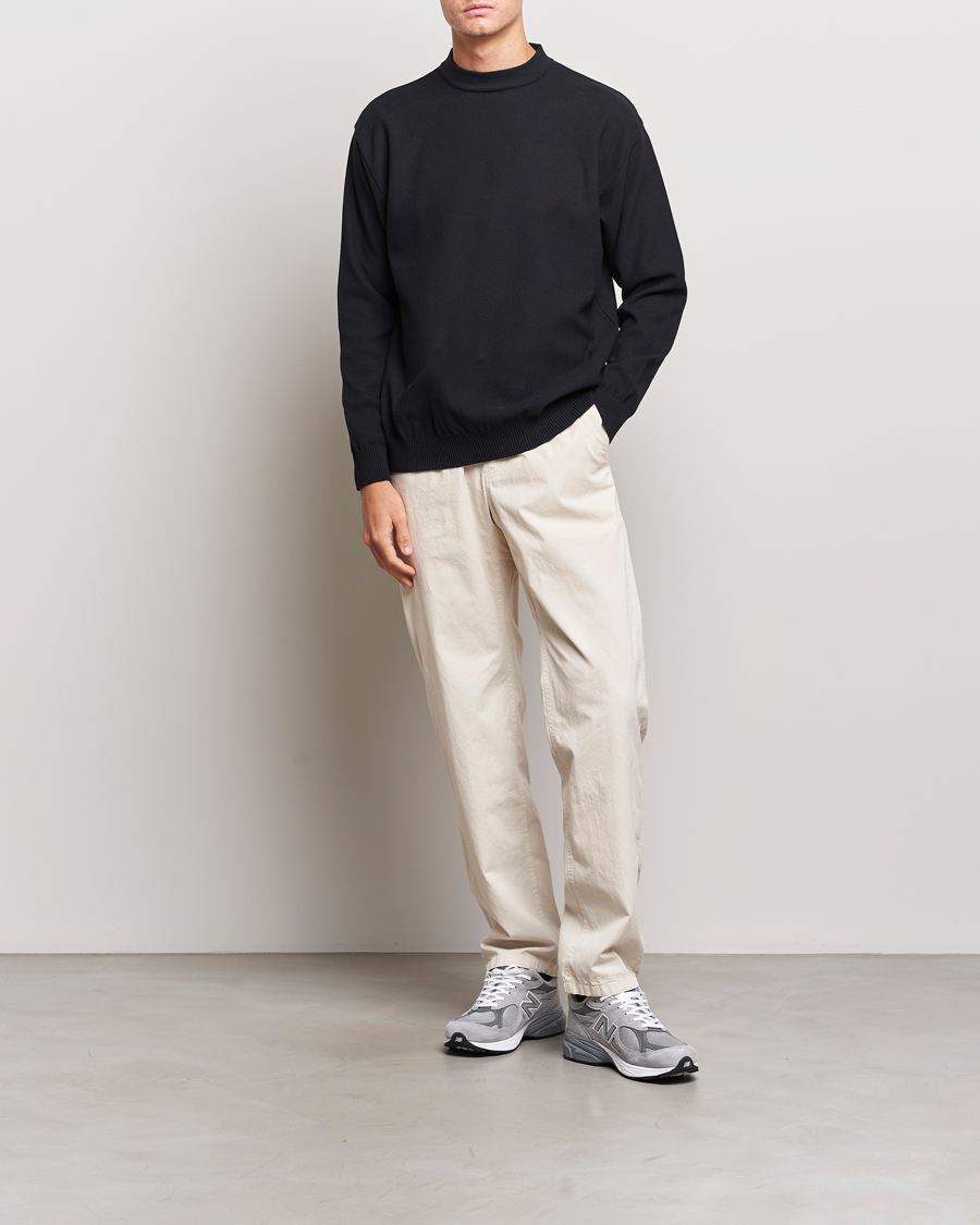 Herre | Trøjer | Snow Peak | Cotton Blend Pullover Black