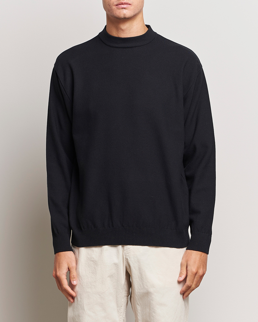 Herre | Trøjer | Snow Peak | Cotton Blend Pullover Black
