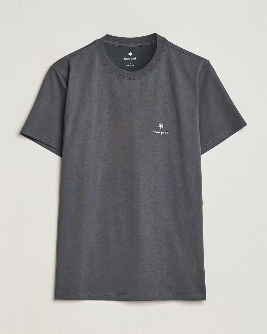 Herre | Snow Peak | Snow Peak | Logo T-Shirt Charcoal