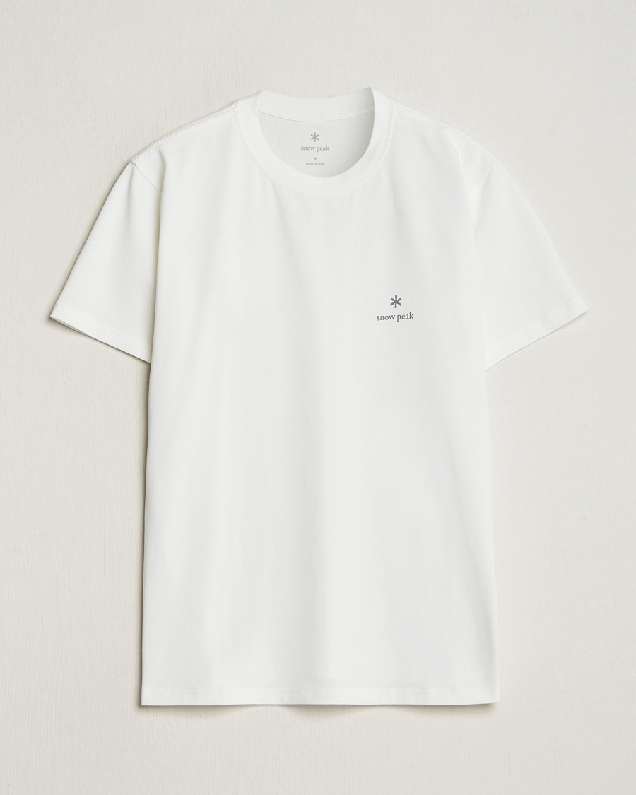 Herre | T-Shirts | Snow Peak | Logo T-Shirt White