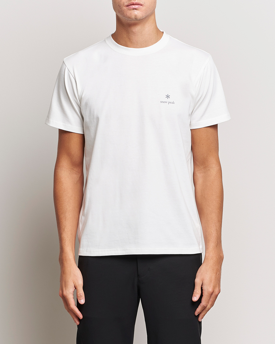 Herre | T-Shirts | Snow Peak | Logo T-Shirt White