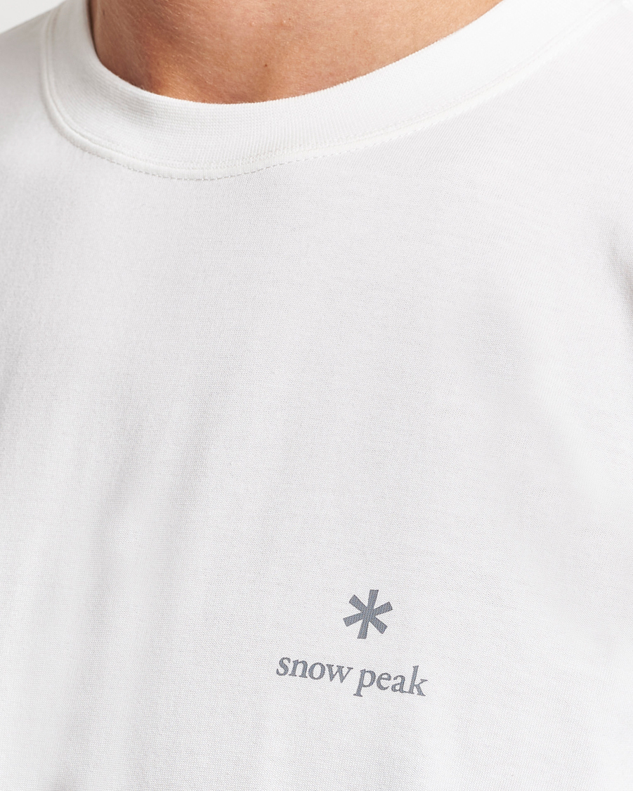 Herre | T-Shirts | Snow Peak | Logo T-Shirt White