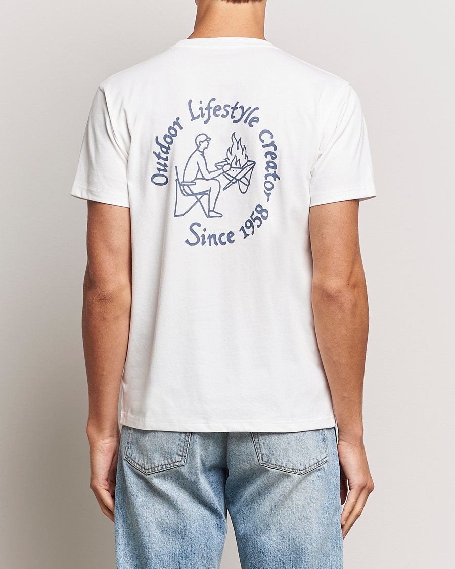 Herre | T-Shirts | Snow Peak | Camping Club T-Shirt White