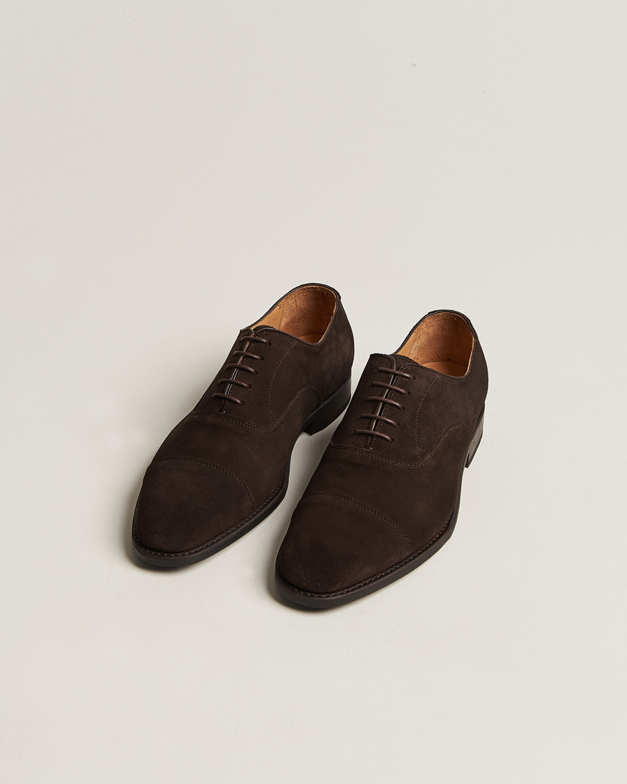 Herre | Myrqvist Äppelviken Oxford Dark Brown Suede | Myrqvist | Äppelviken Oxford Dark Brown Suede