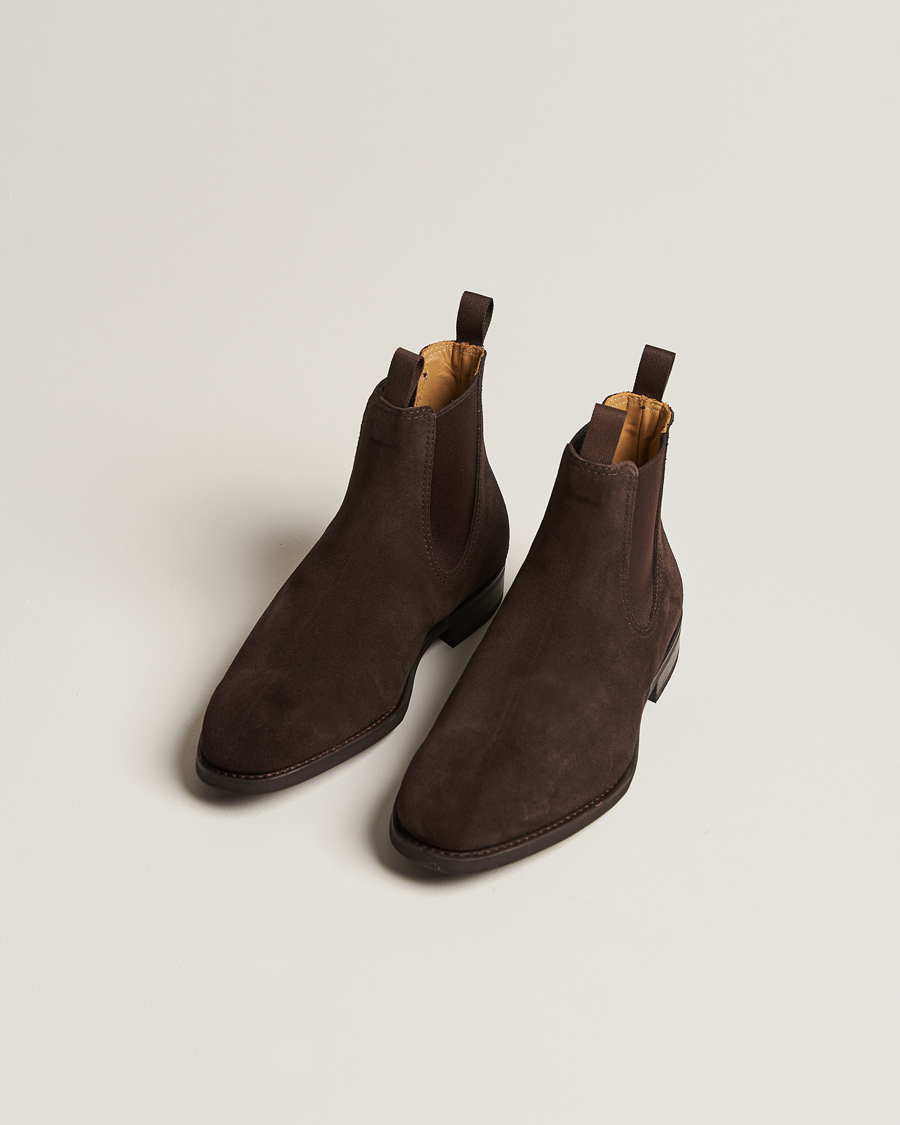 Herre |  | Myrqvist | Granhult Chelsea Boot Dark Brown Suede