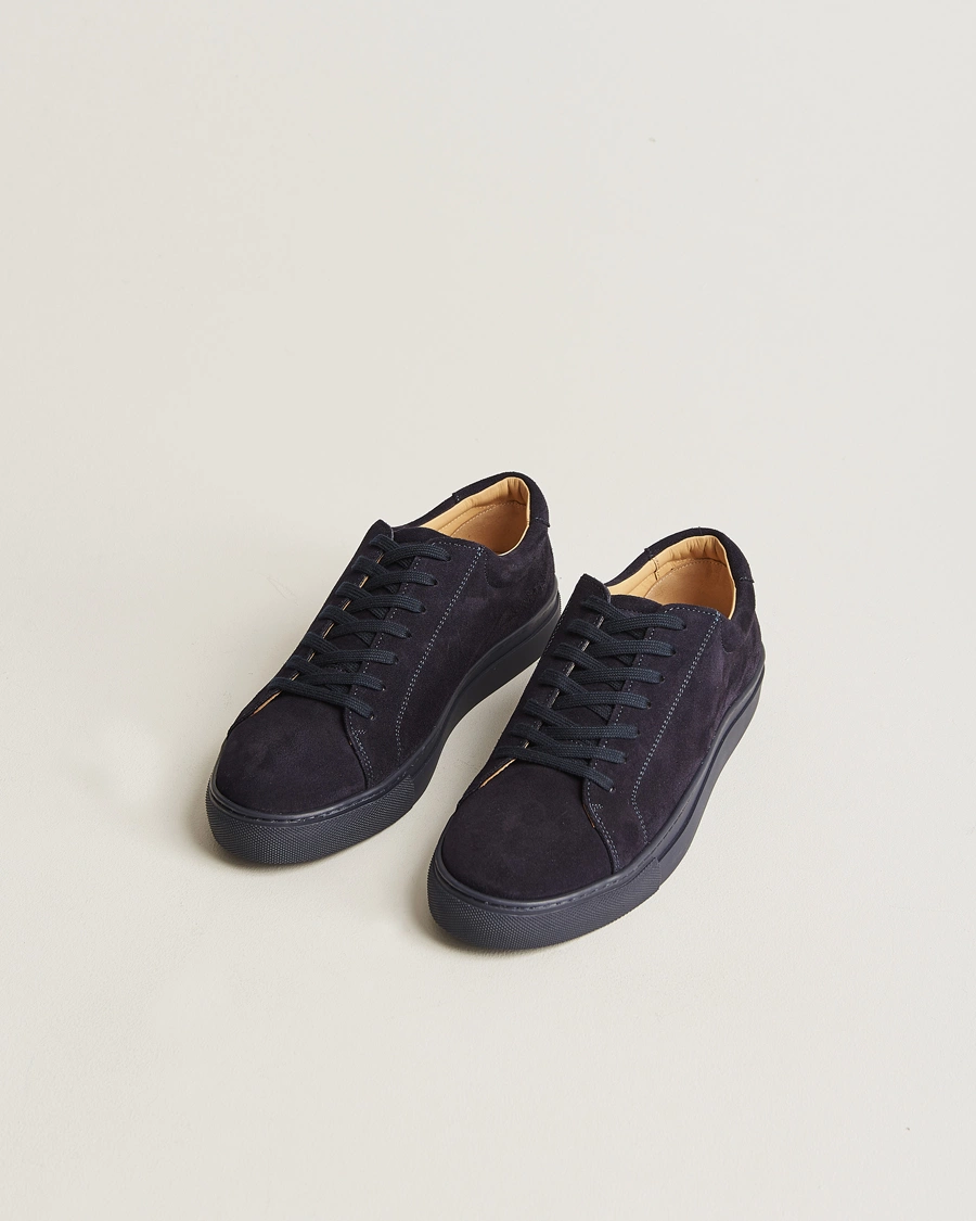 Herre | Nye varemærker | Myrqvist | Oaxen Monochrome Sneaker Navy Suede