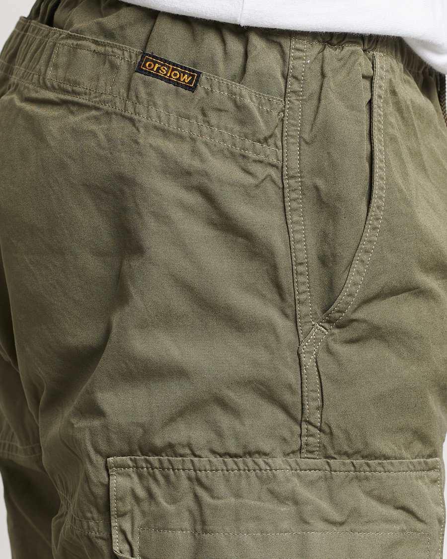Herre | Bukser | orSlow | Easy Cargo Pants Army Green