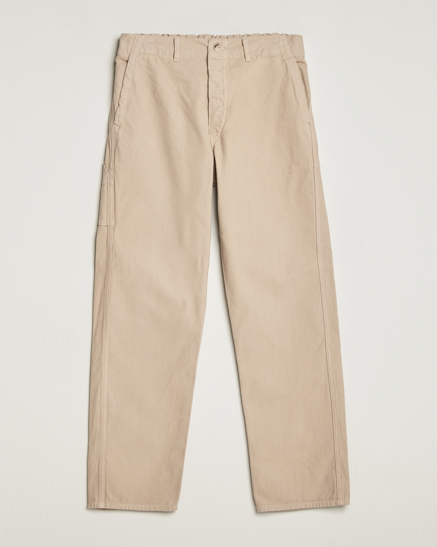 Herre | Bukser | orSlow | French Work Pants Beige
