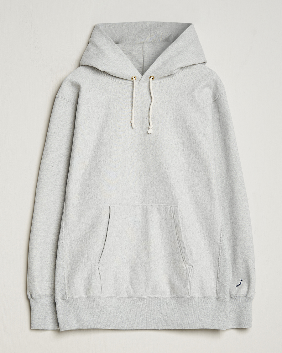 Herre | Trøjer | orSlow | Heavy Weight Vintage Hoodie Light Grey