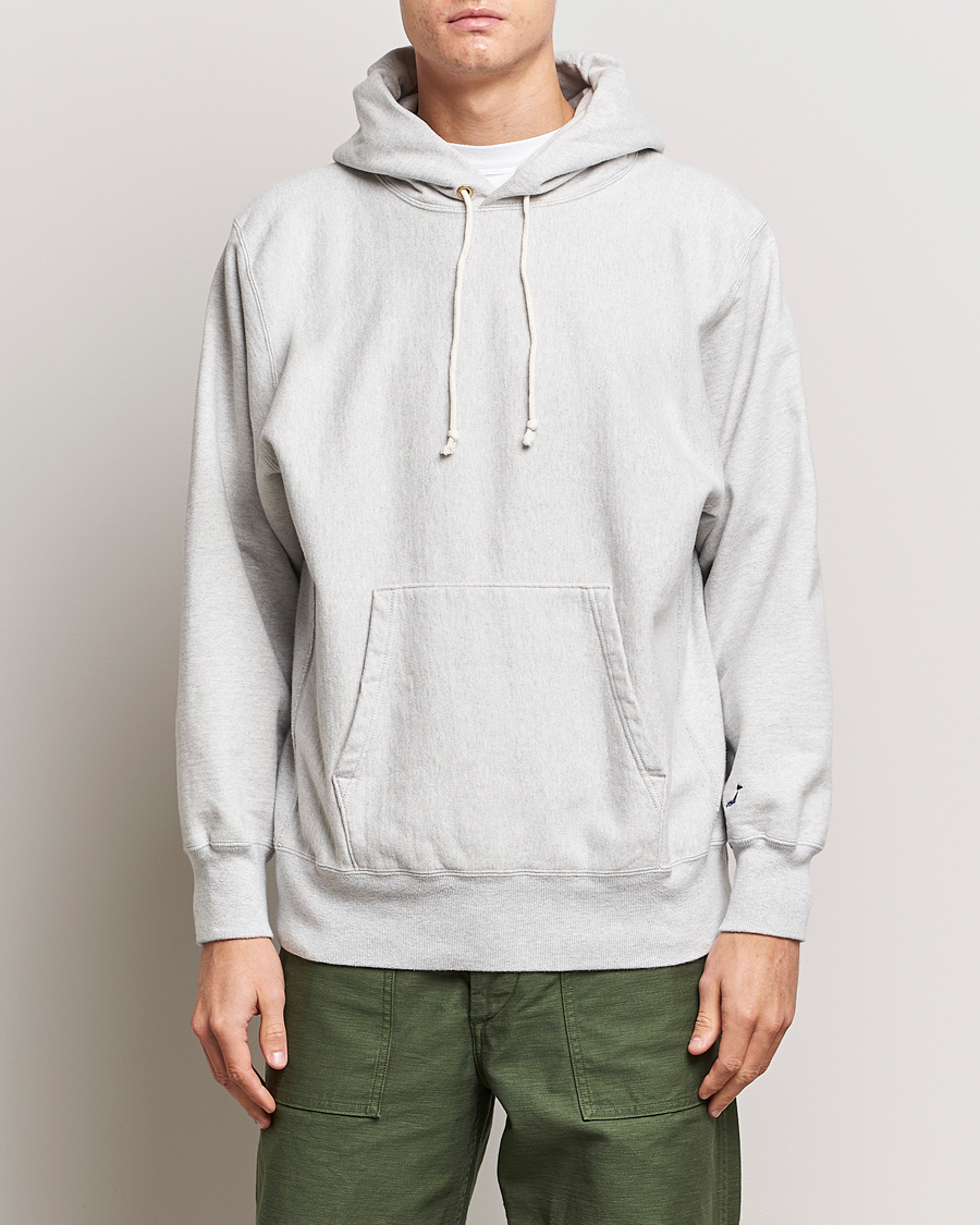 Herre | Trøjer | orSlow | Heavy Weight Vintage Hoodie Light Grey