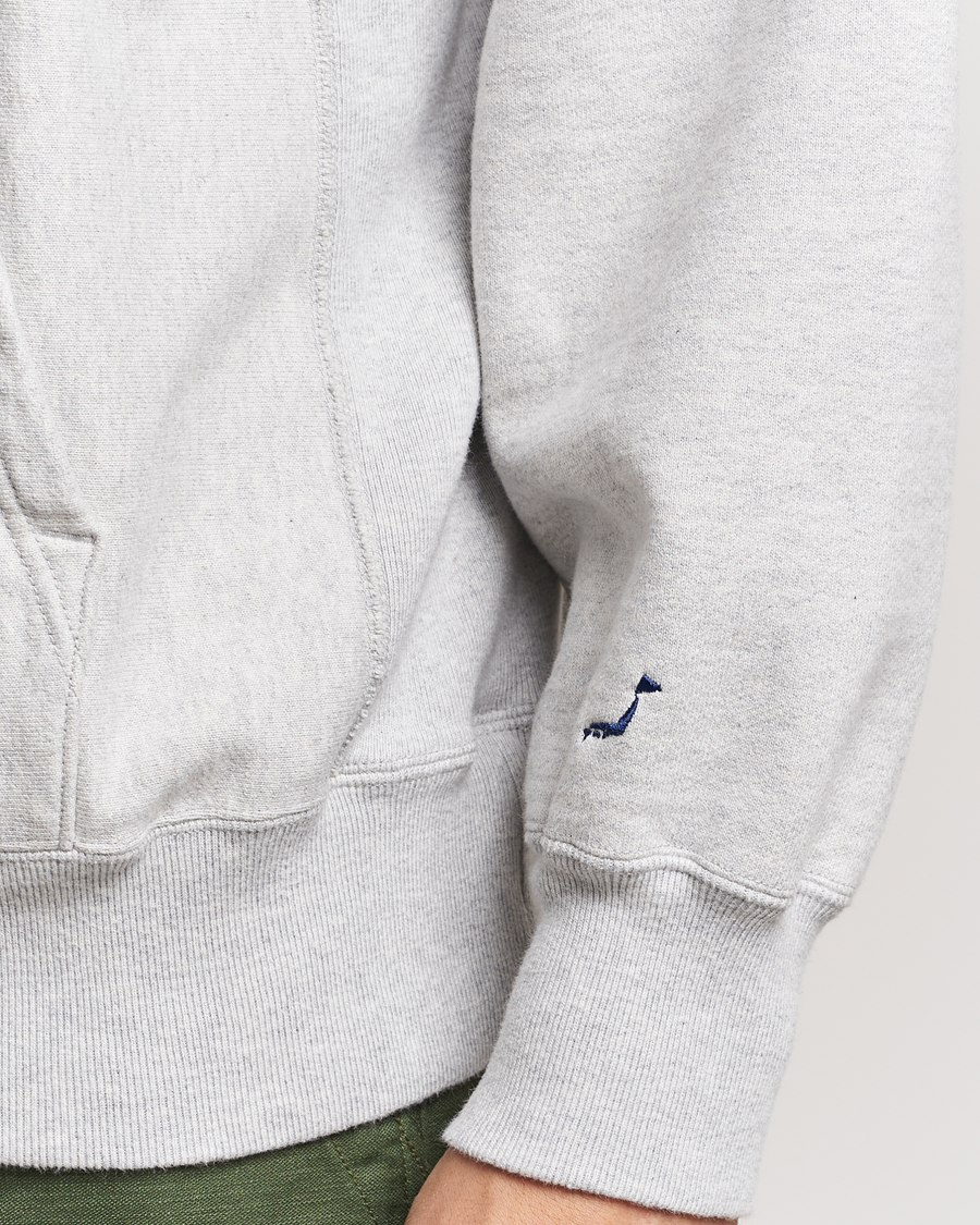 Herre | Trøjer | orSlow | Heavy Weight Vintage Hoodie Light Grey
