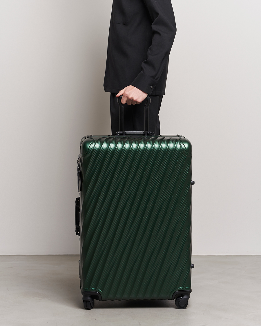 Herre | TUMI Extended Trip Aluminum Packing Case Texture Green | TUMI | Extended Trip Aluminum Packing Case Texture Green